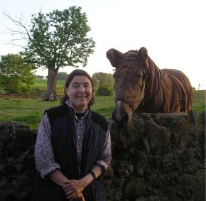 Celia and horse.
