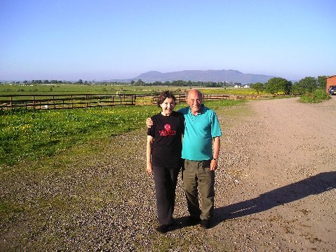 Picture of Celia and Jimmy at Baltree kennels